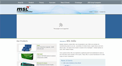 Desktop Screenshot of mslindia.net